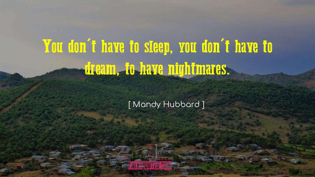Sleep Angel quotes by Mandy Hubbard