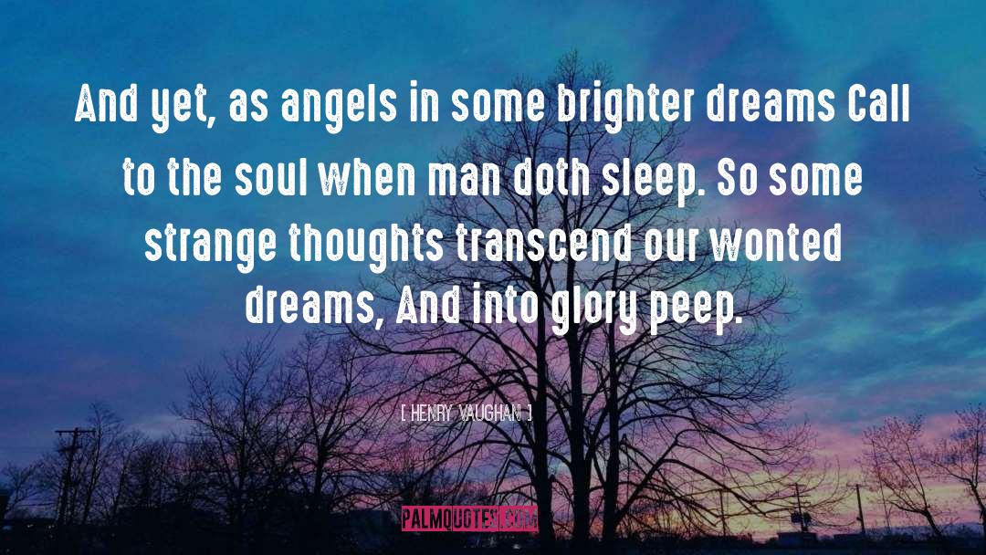 Sleep Angel quotes by Henry Vaughan