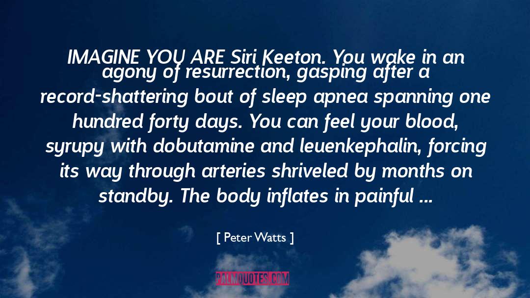 Sleep Apnea quotes by Peter Watts