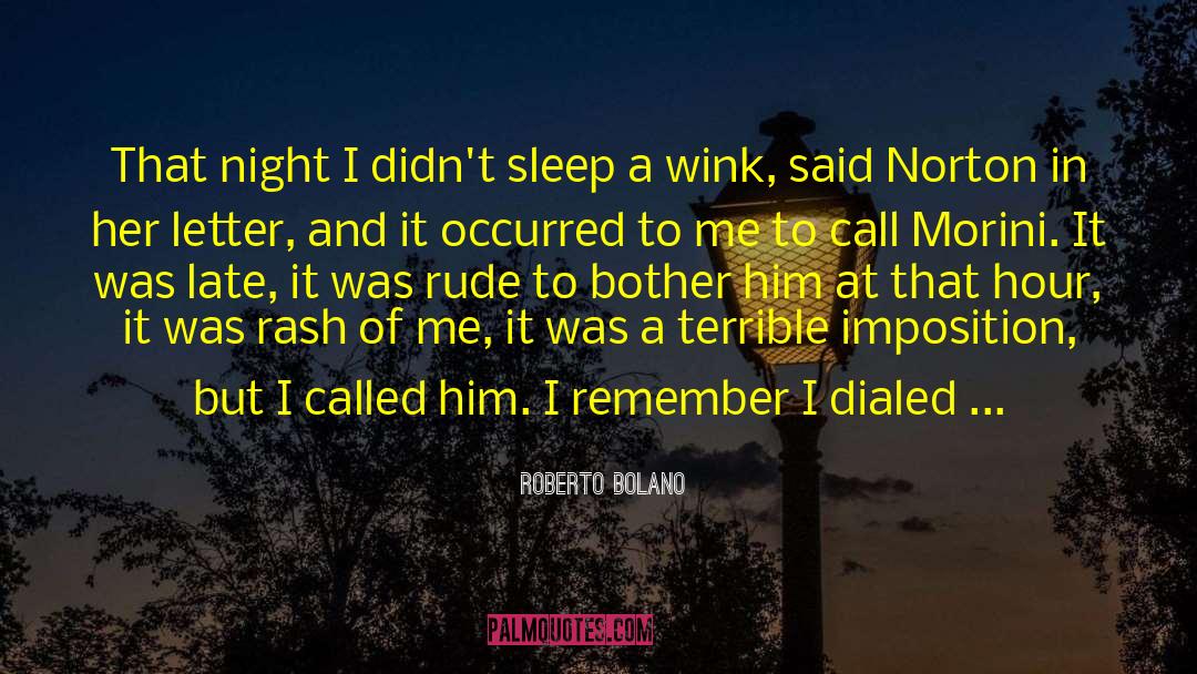 Sleep Inertia quotes by Roberto Bolano