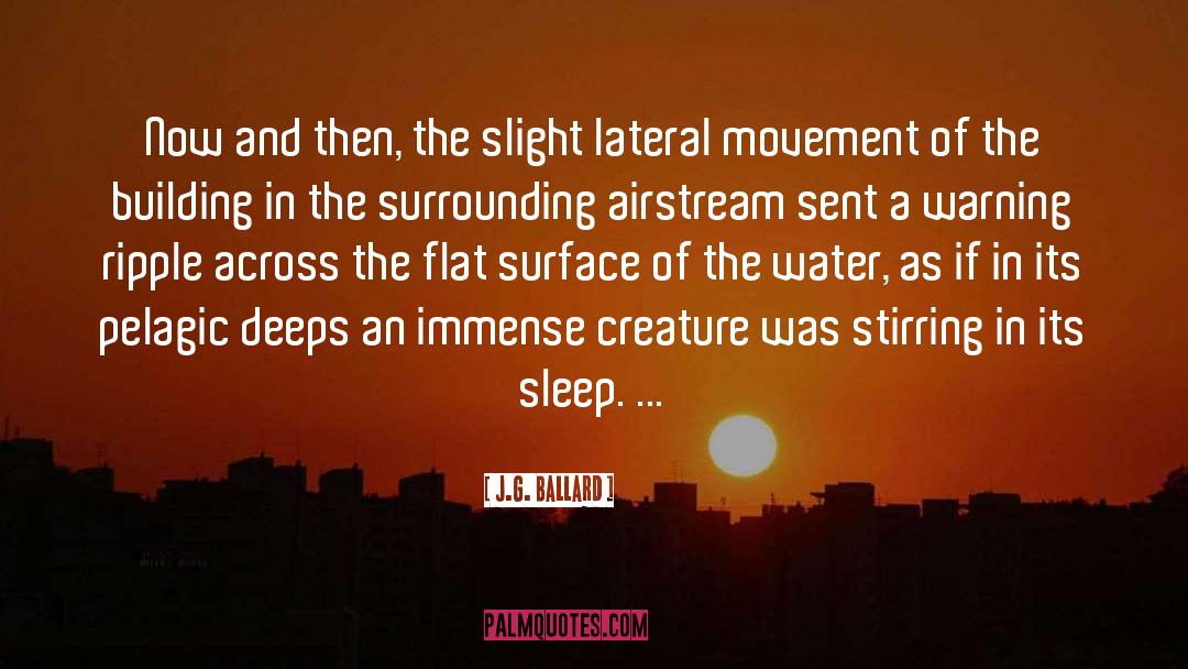 Sleep quotes by J.G. Ballard