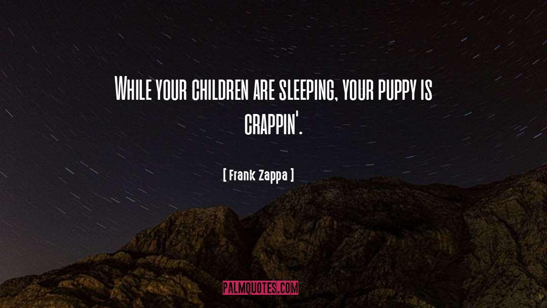 Sleep Training quotes by Frank Zappa