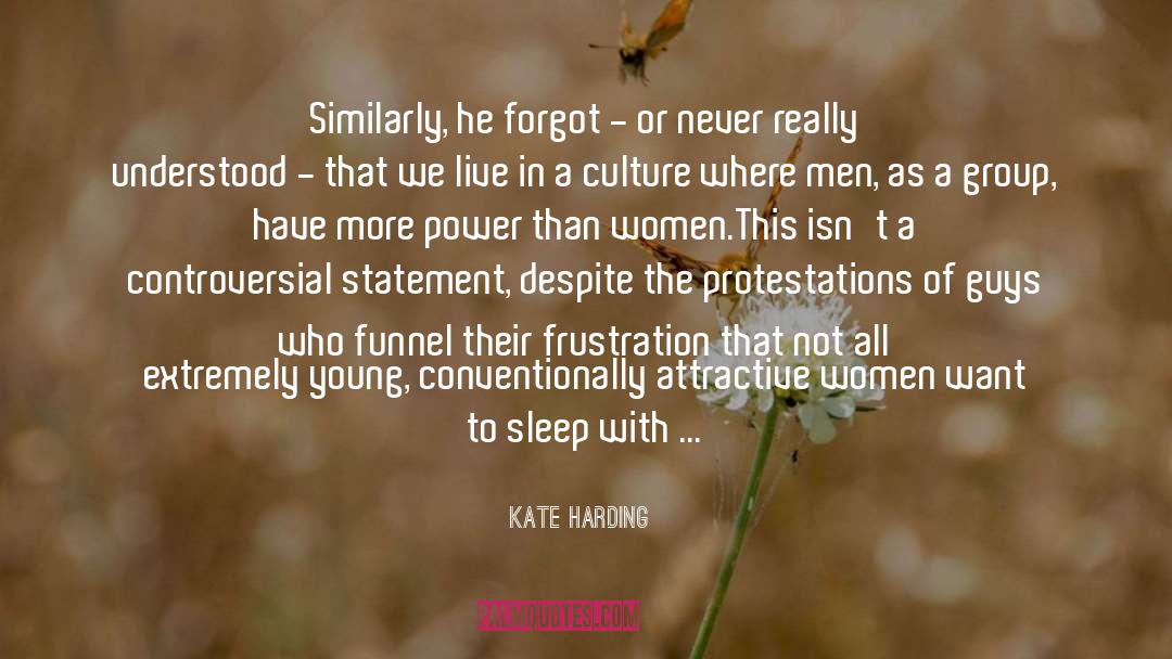 Sleep With quotes by Kate Harding