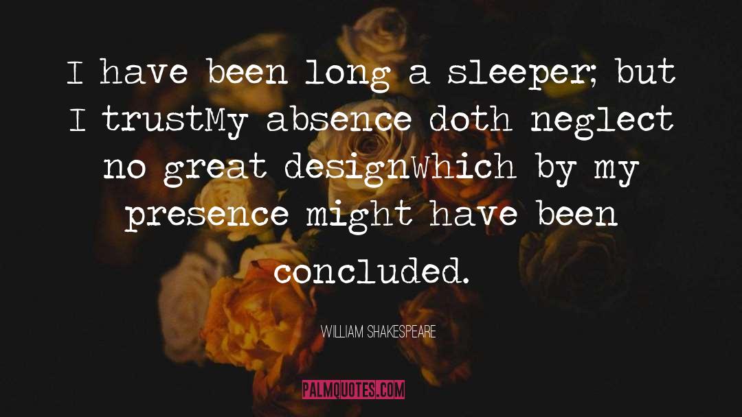 Sleeper quotes by William Shakespeare