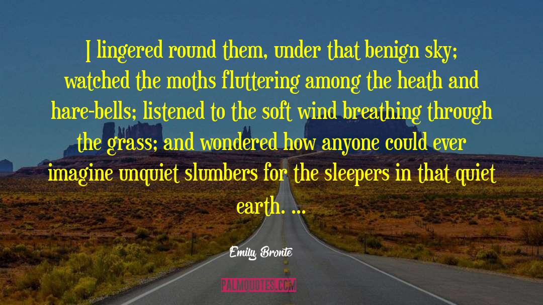 Sleepers quotes by Emily Bronte