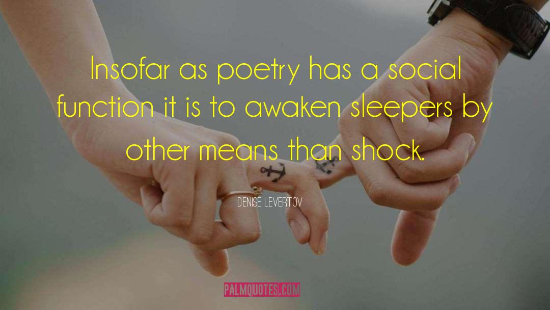 Sleepers quotes by Denise Levertov