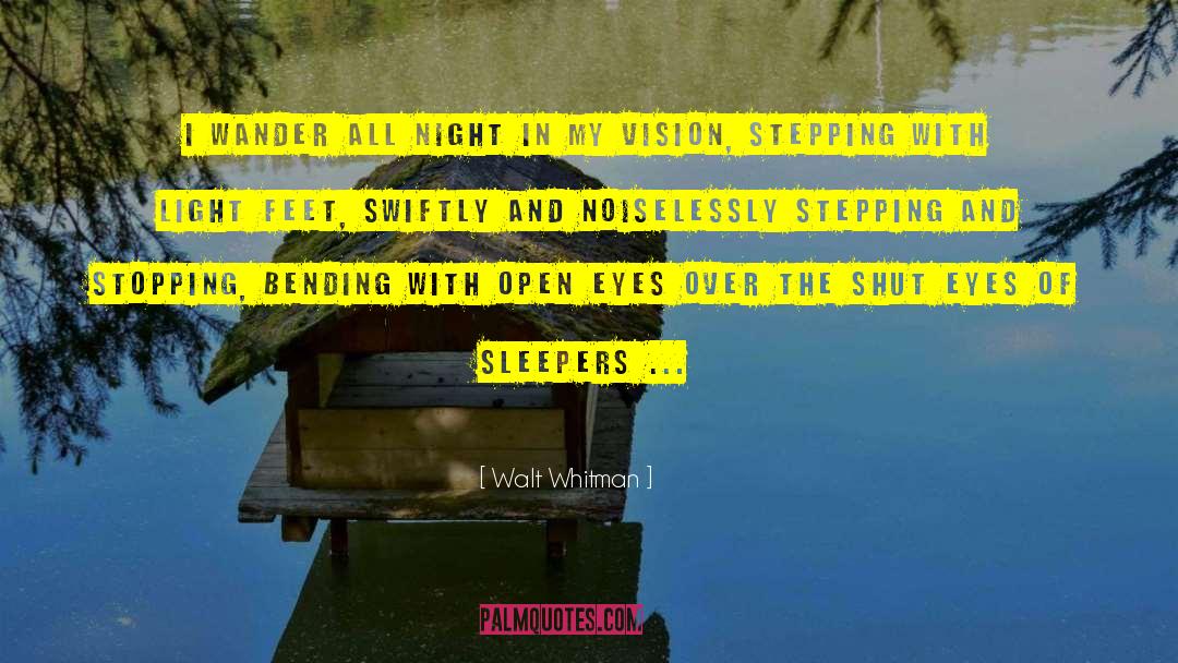 Sleepers quotes by Walt Whitman