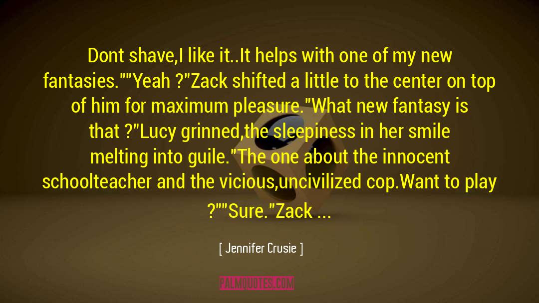 Sleepiness quotes by Jennifer Crusie