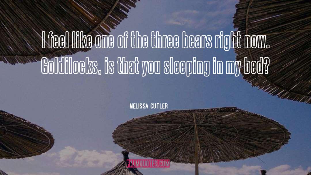 Sleeping In quotes by Melissa Cutler
