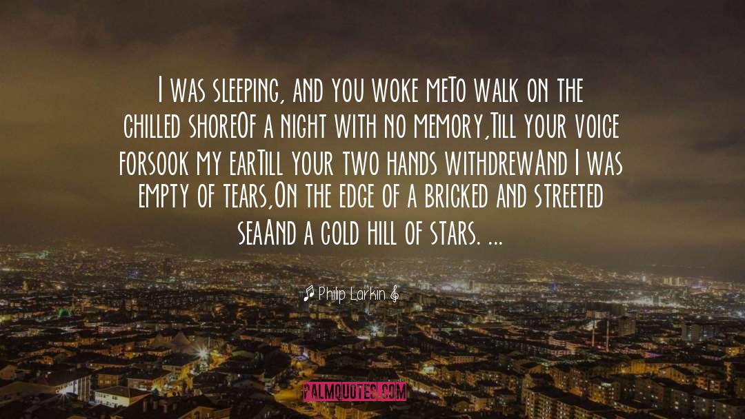 Sleeping quotes by Philip Larkin