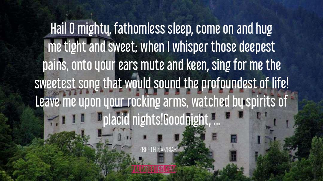 Sleepless Night quotes by Preeth Nambiar