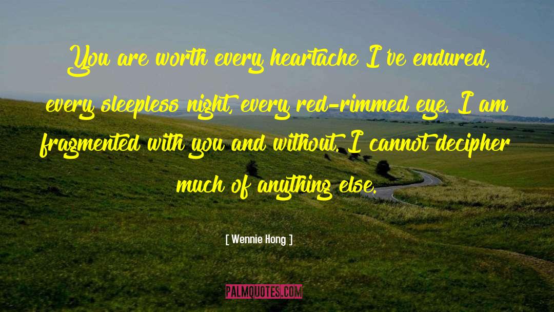 Sleepless Night quotes by Wennie Hong