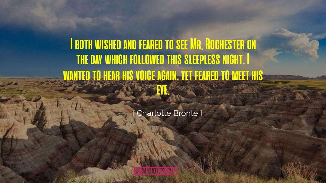 Sleepless Night quotes by Charlotte Bronte