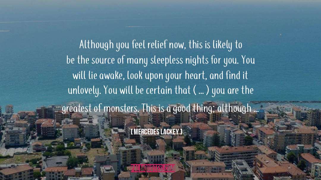 Sleepless Nights quotes by Mercedes Lackey