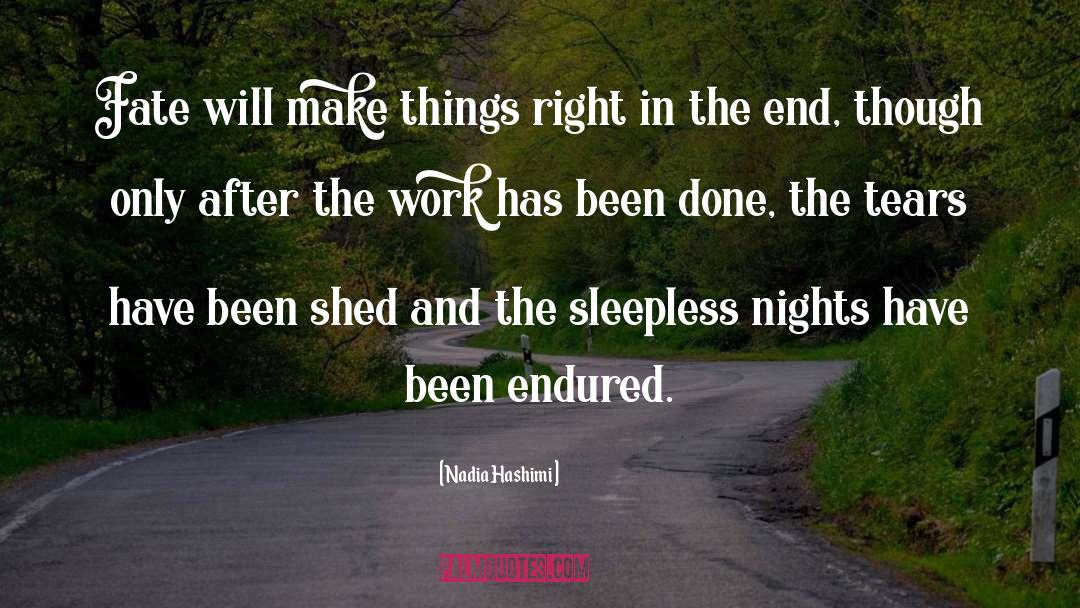 Sleepless Nights quotes by Nadia Hashimi