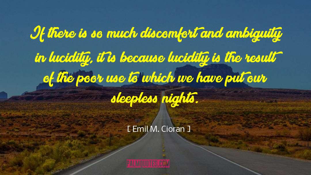 Sleepless Nights quotes by Emil M. Cioran