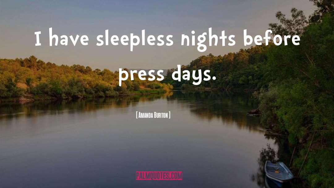 Sleepless quotes by Amanda Burton