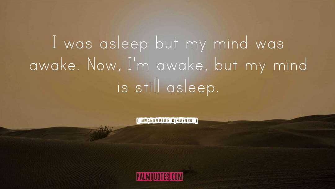 Sleeplessness quotes by Mwanandeke Kindembo