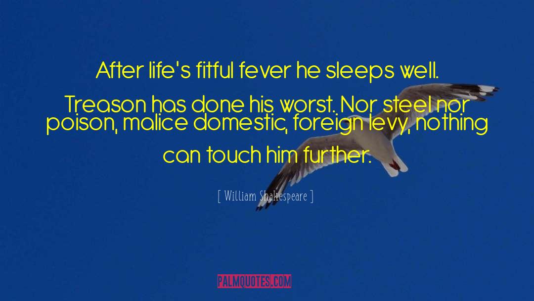 Sleeps quotes by William Shakespeare