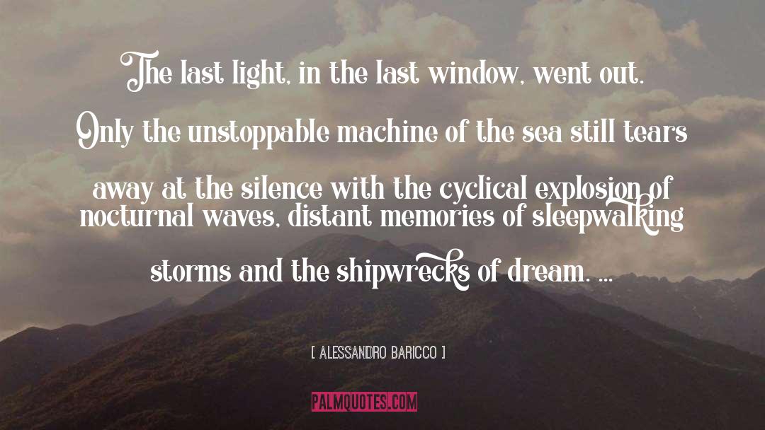 Sleepwalking quotes by Alessandro Baricco