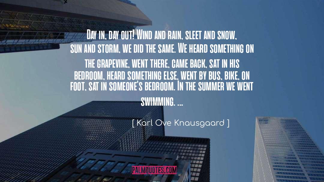 Sleet quotes by Karl Ove Knausgaard