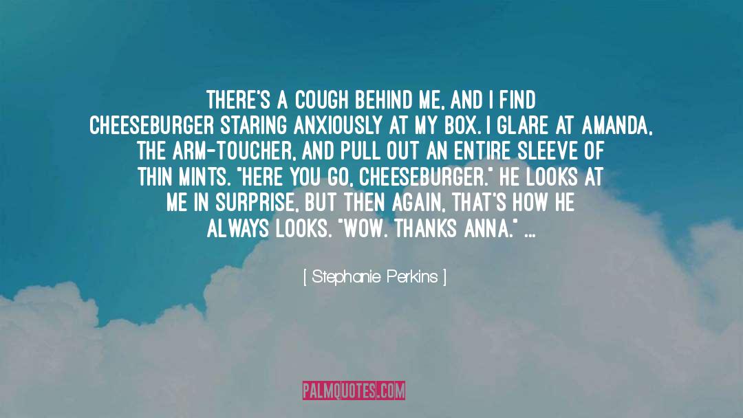 Sleeve quotes by Stephanie Perkins