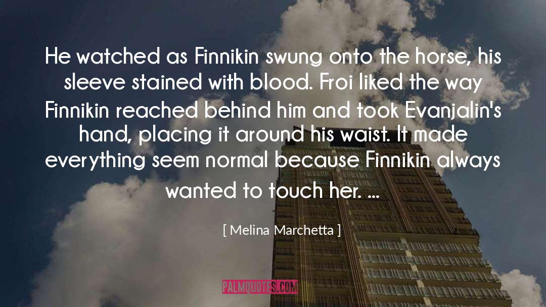 Sleeve quotes by Melina Marchetta
