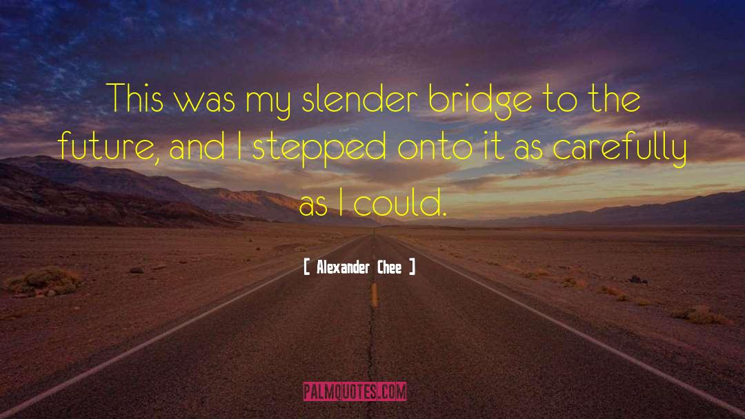 Slender quotes by Alexander Chee