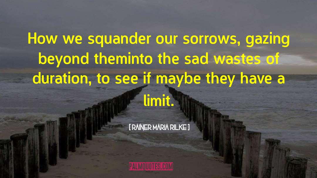 Slenderness Limit quotes by Rainer Maria Rilke