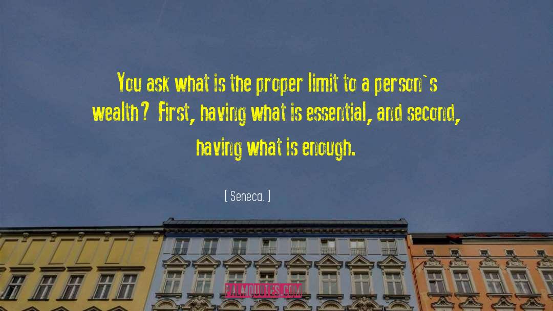 Slenderness Limit quotes by Seneca.