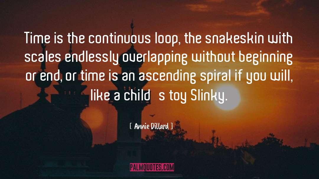 Slinkies quotes by Annie Dillard