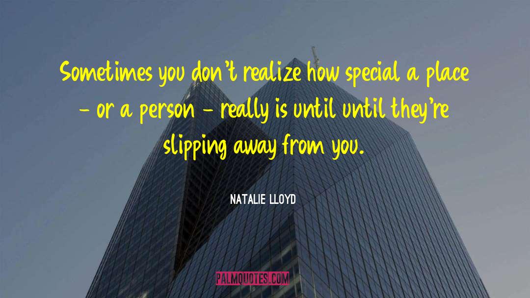 Slipping quotes by Natalie Lloyd
