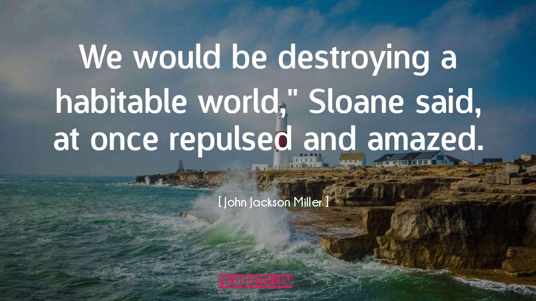 Sloane Barstow quotes by John Jackson Miller