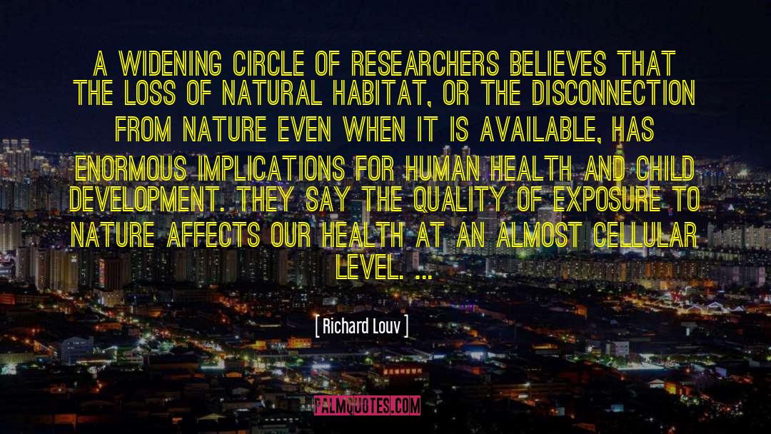 Slogan Of Health quotes by Richard Louv