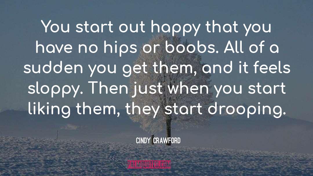 Sloppy quotes by Cindy Crawford