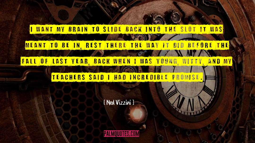 Slot quotes by Ned Vizzini