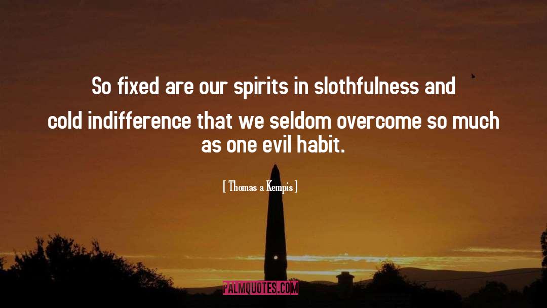 Slothfulness quotes by Thomas A Kempis