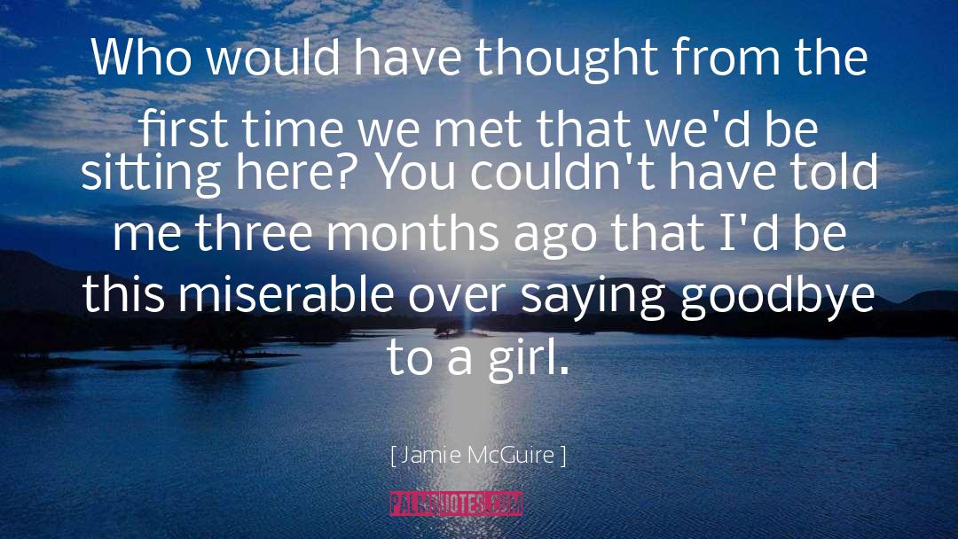 Slouched Sitting quotes by Jamie McGuire