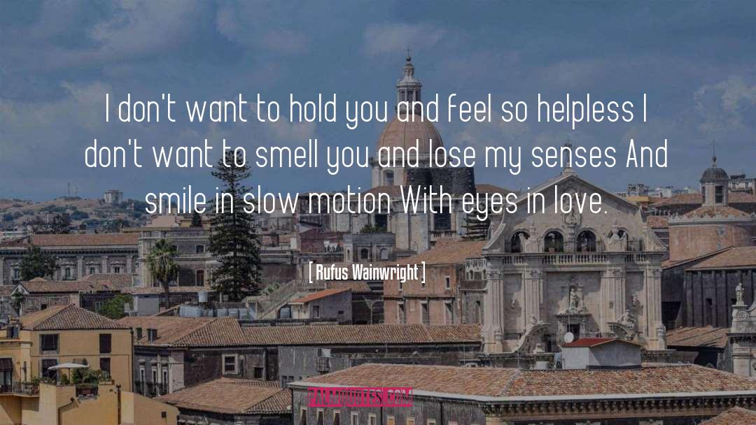 Slow Motion quotes by Rufus Wainwright
