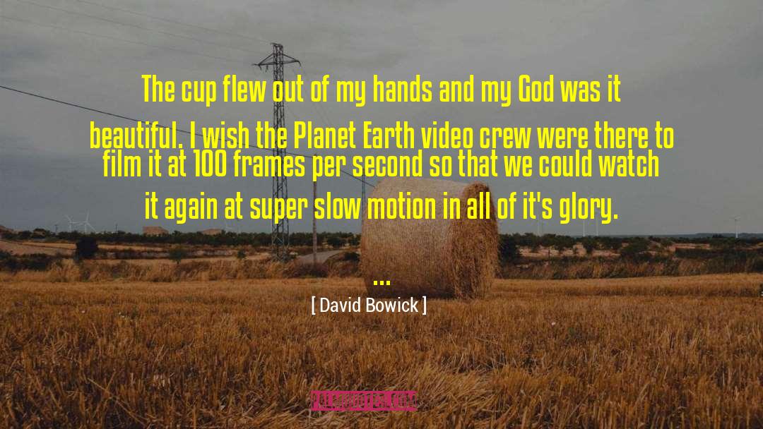 Slow Motion quotes by David Bowick