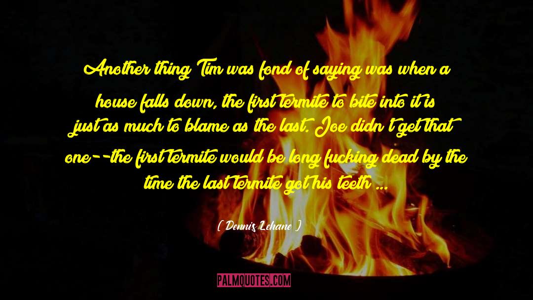 Slowing Down In Life quotes by Dennis Lehane