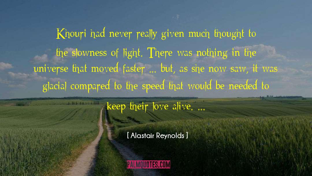 Slowness quotes by Alastair Reynolds