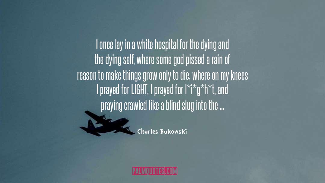 Slug quotes by Charles Bukowski