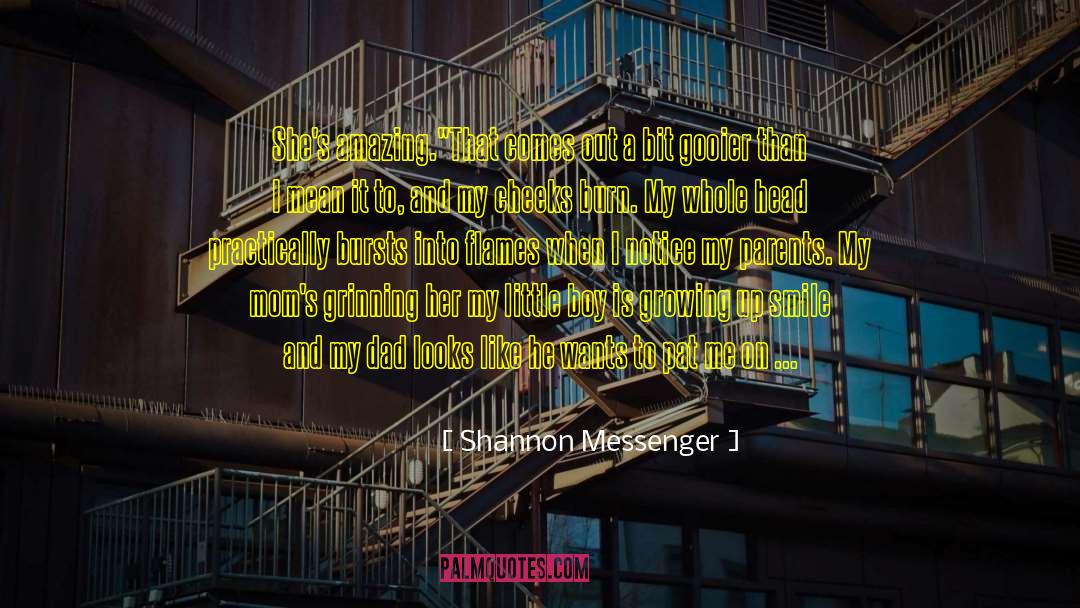 Slugger quotes by Shannon Messenger