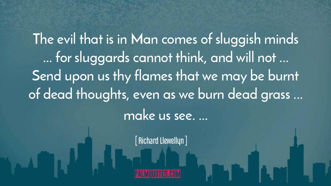 Sluggish quotes by Richard Llewellyn