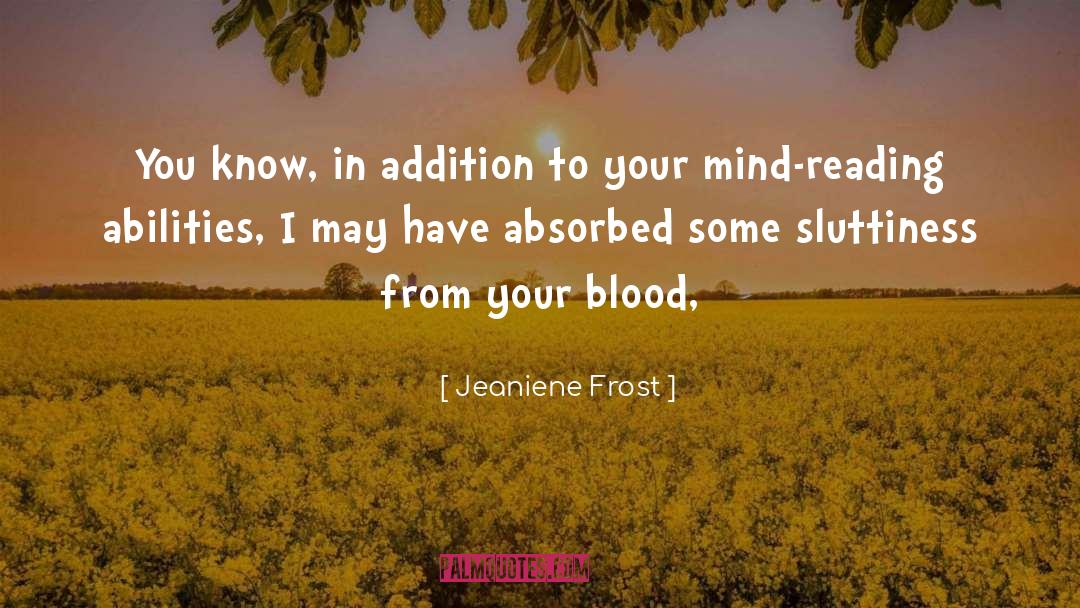 Sluttiness quotes by Jeaniene Frost