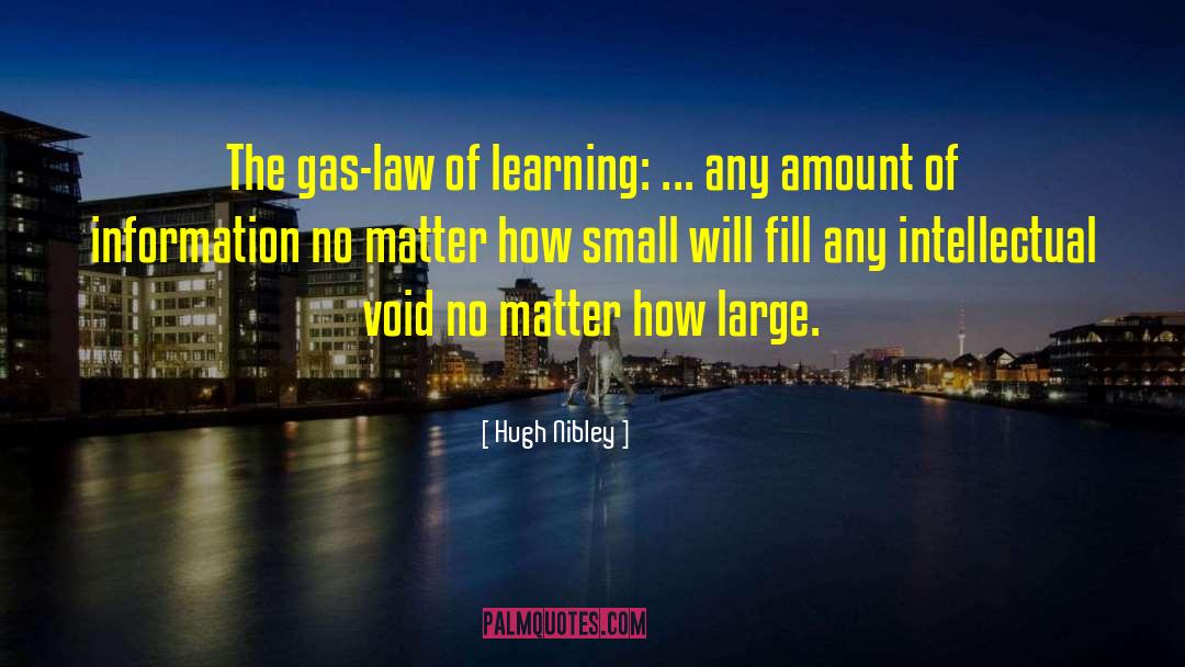 Small Amount quotes by Hugh Nibley