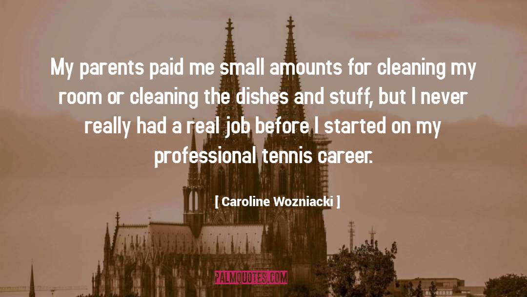 Small Amount quotes by Caroline Wozniacki