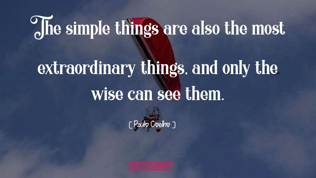 Small And Simple Things quotes by Paulo Coelho