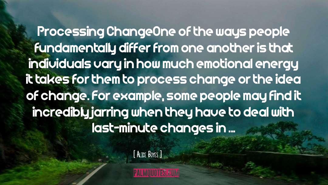 Small Changes quotes by Alice Boyes